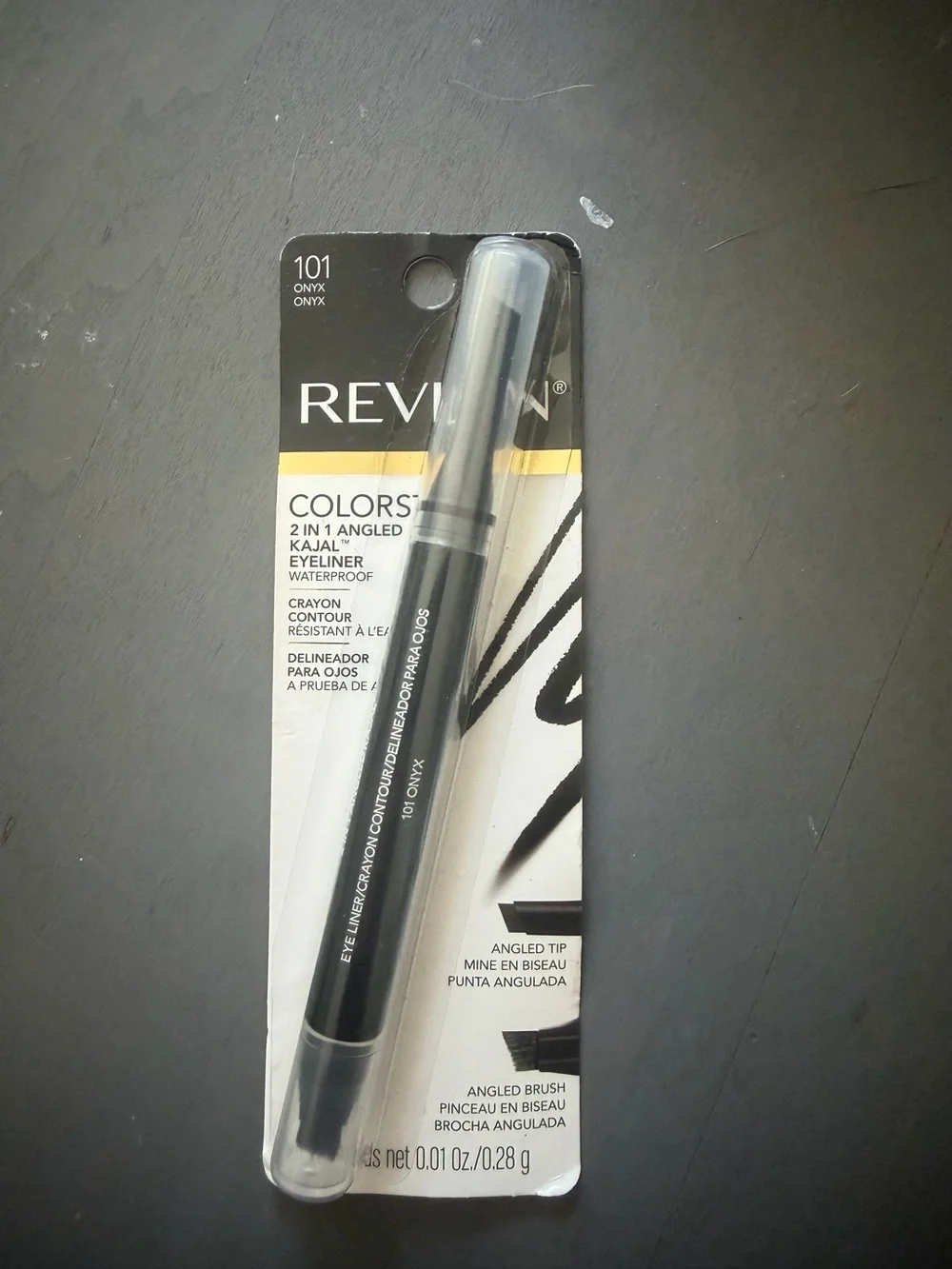Revlon ColorStay 2-in-1 Angled Kajal Eyeliner - Onyx Black